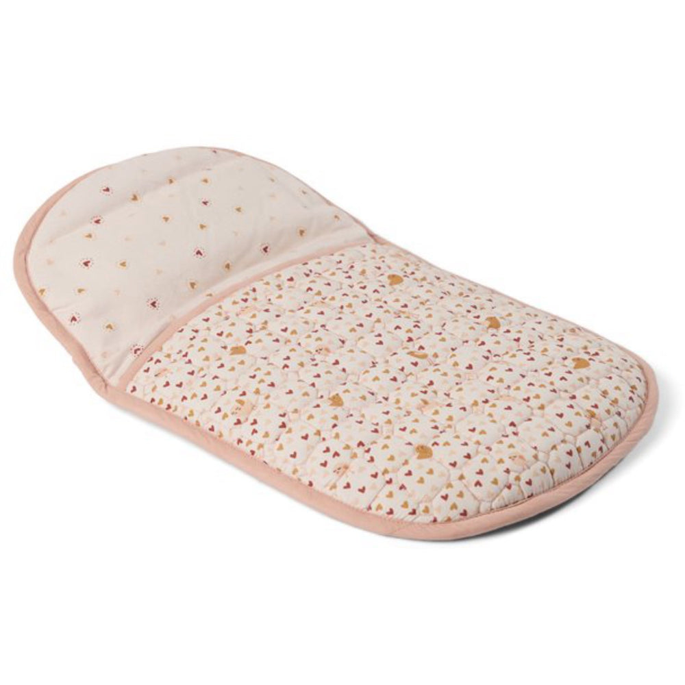 Køb Smallstuff Soft Rose Hearts And Birds Sovepose Med pude