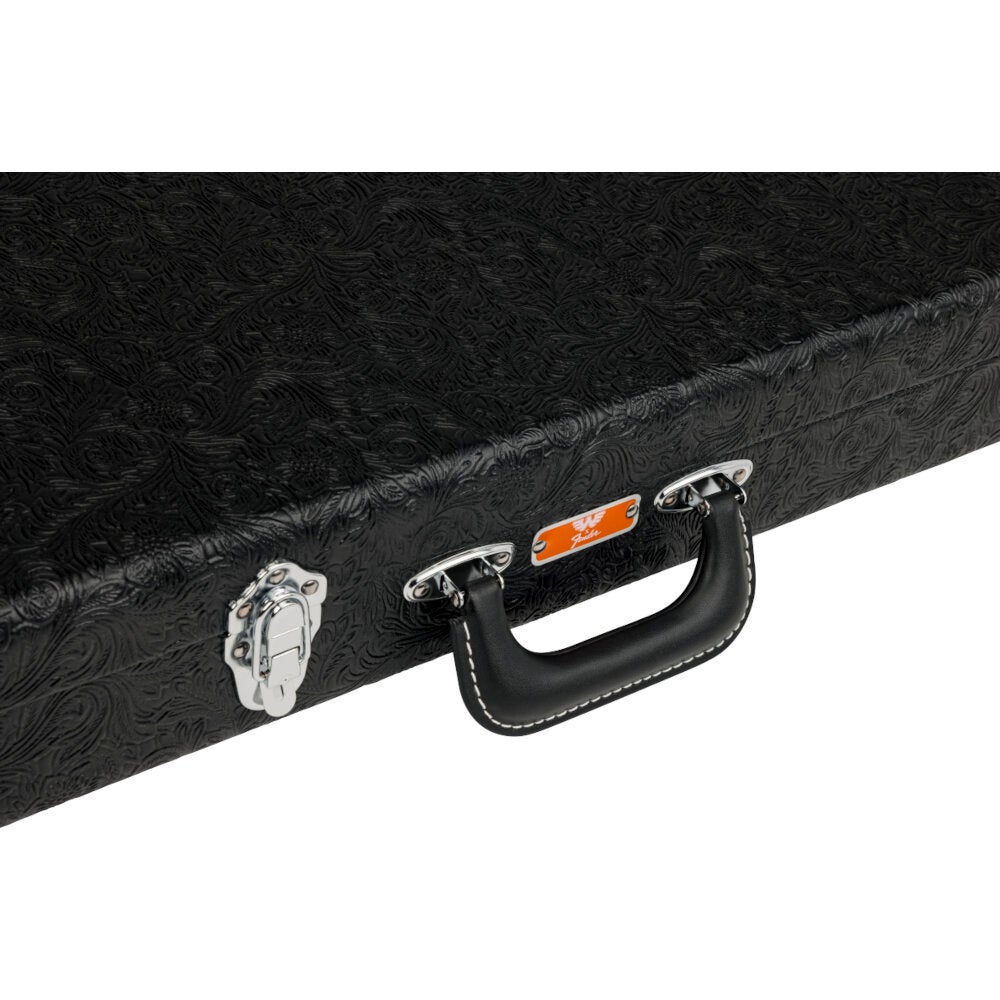 Fender Waylon Jennings Strat/Tele Case Black Tooled Vinyl gitaarkoffer