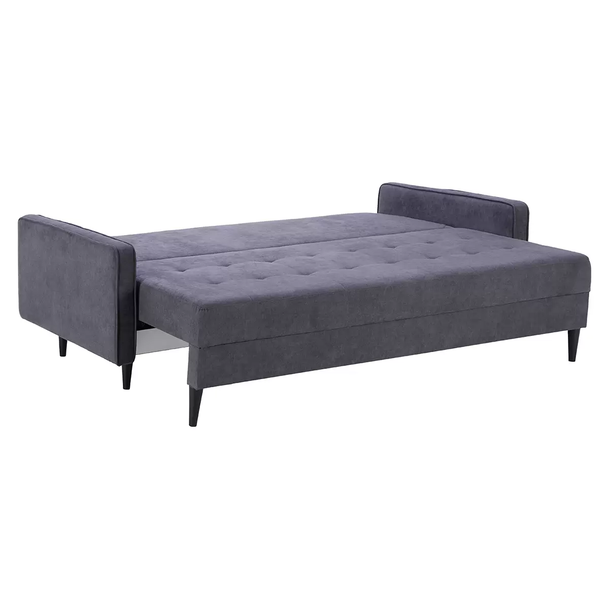 Schlafsofa Ostin 149 x 200 Dunkelgrau