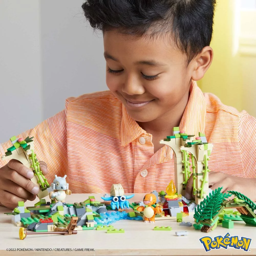 MEGA-POKÉMON-LES RUINES OUBLIÉES, COFFRET DE CONSTRUCTION 464 PIÈCES