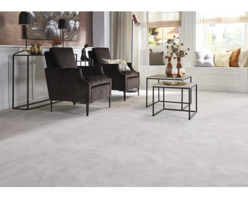 Velours tapijt Derby crème FB14 400 cm breed (per meter verkocht)