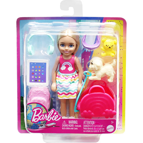 Barbie Refreshed Travel Chelsea dukke – assorteret