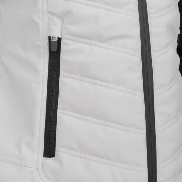 Segura - Blouson femme Lady Natcho Vented Gris Clair / Blanc