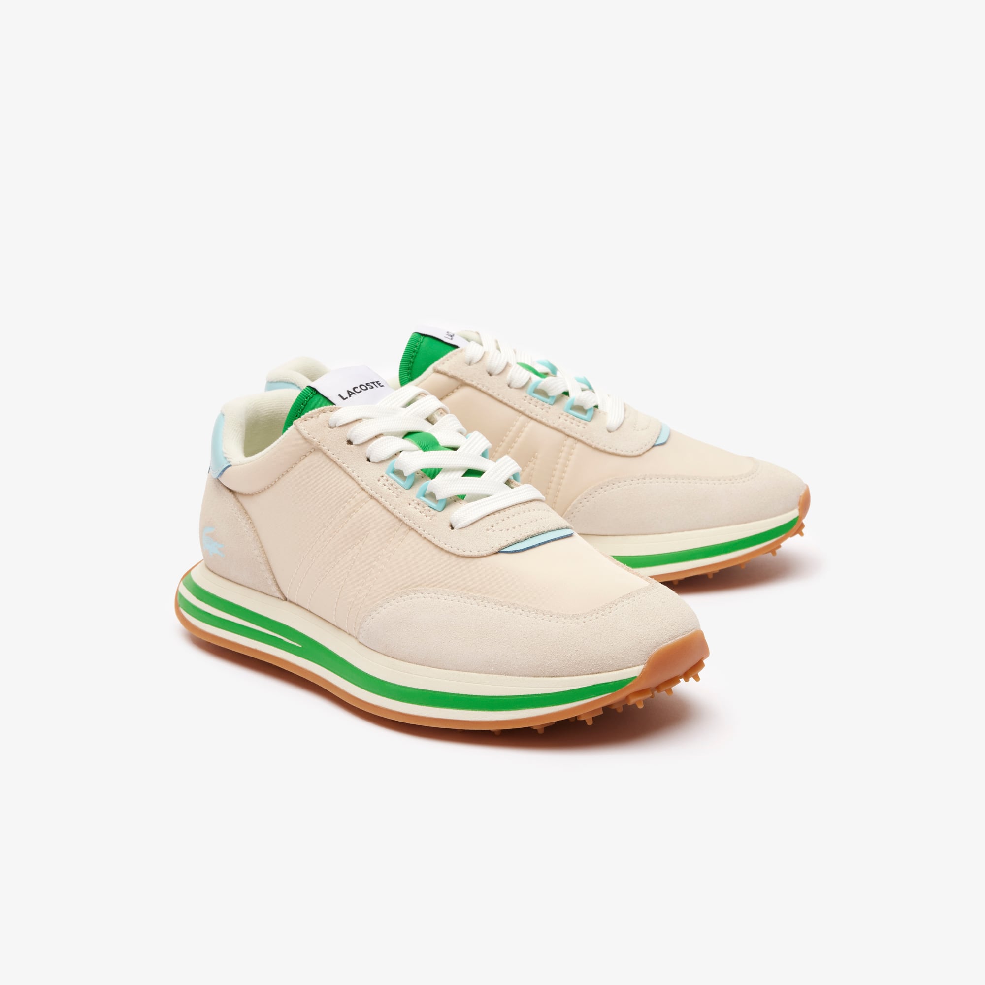 Sneakers L-Spin femme en cuir et textile Sneakers - Blanc - Lacoste - Femme