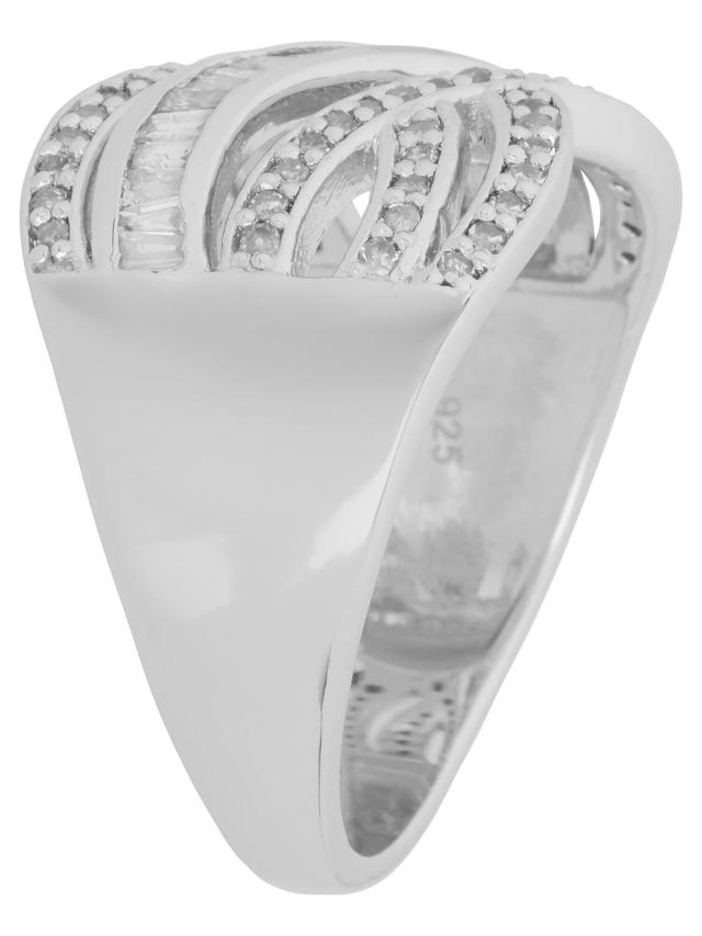 Design-Ring, Diamanten, Champagner