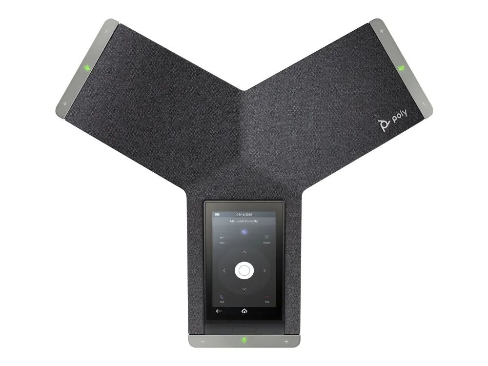 Poly Trio C60 - VoIP-telefon til konferencer - med Bluetooth interface - IEEE 802.11a/b/g/n/ac (Wi-Fi) / Bluetooth 5.0 - 5-vejs opkaldskapacitet - SIP, SRTP, SDP - 3 linier