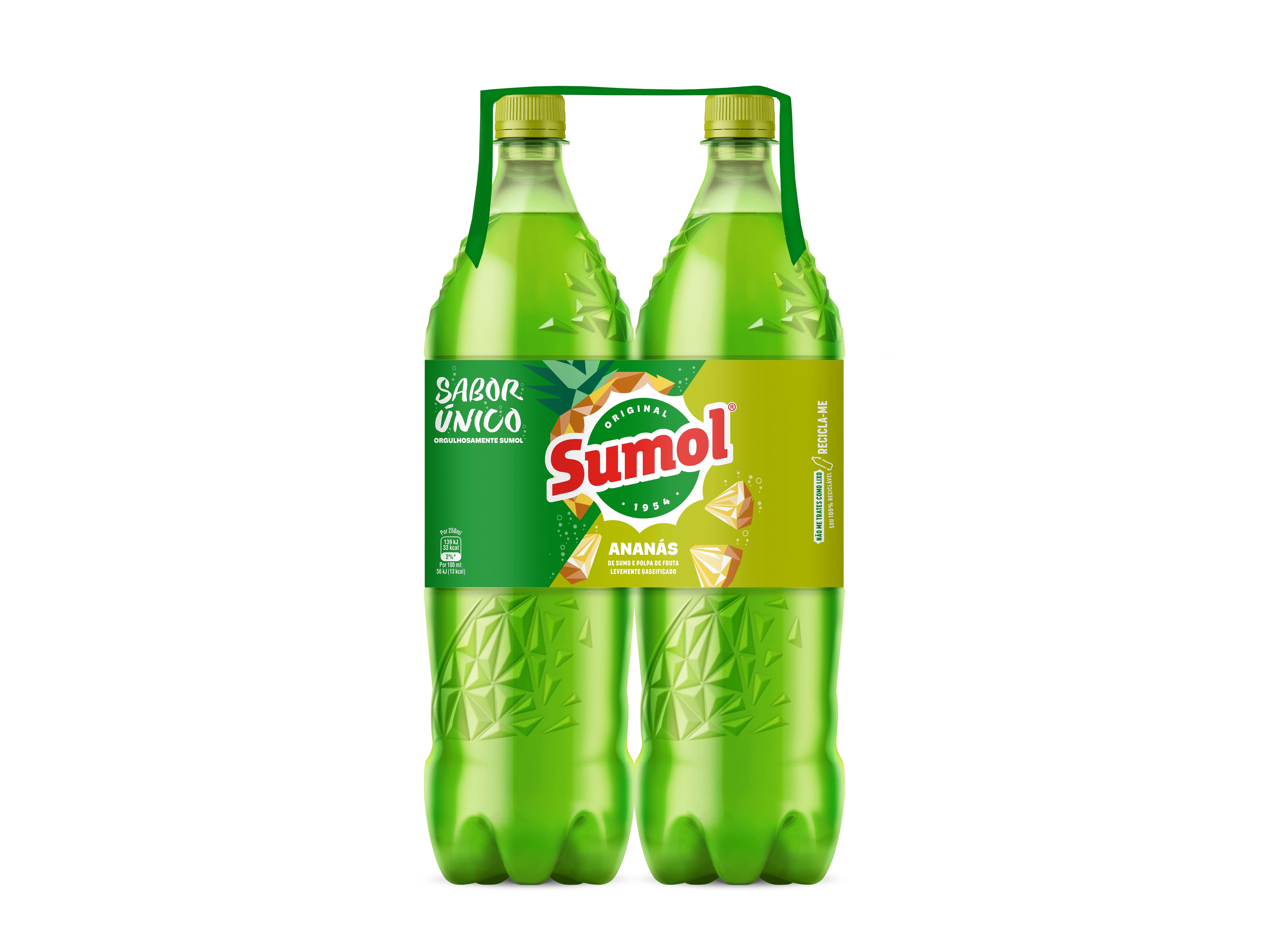 REFRIGERANTE SUMOL COM GÁS ANANÁS 2X1.75L