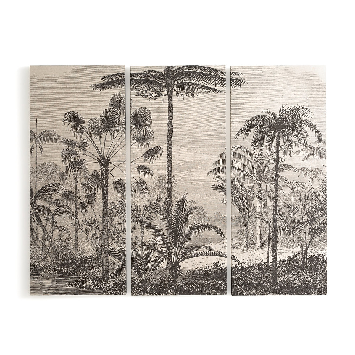 LA REDOUTE INTERIEURS<br>Conjunto de 3 molduras impressas, Wekoso