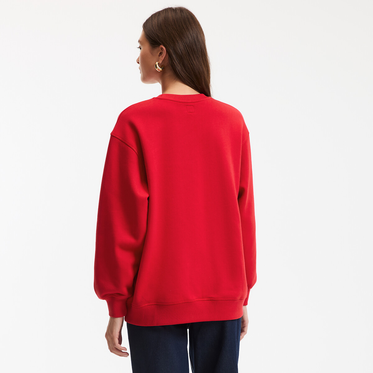 COLEÇÕES LA REDOUTE<br>Suéter com gola redonda e modelagem ampla
