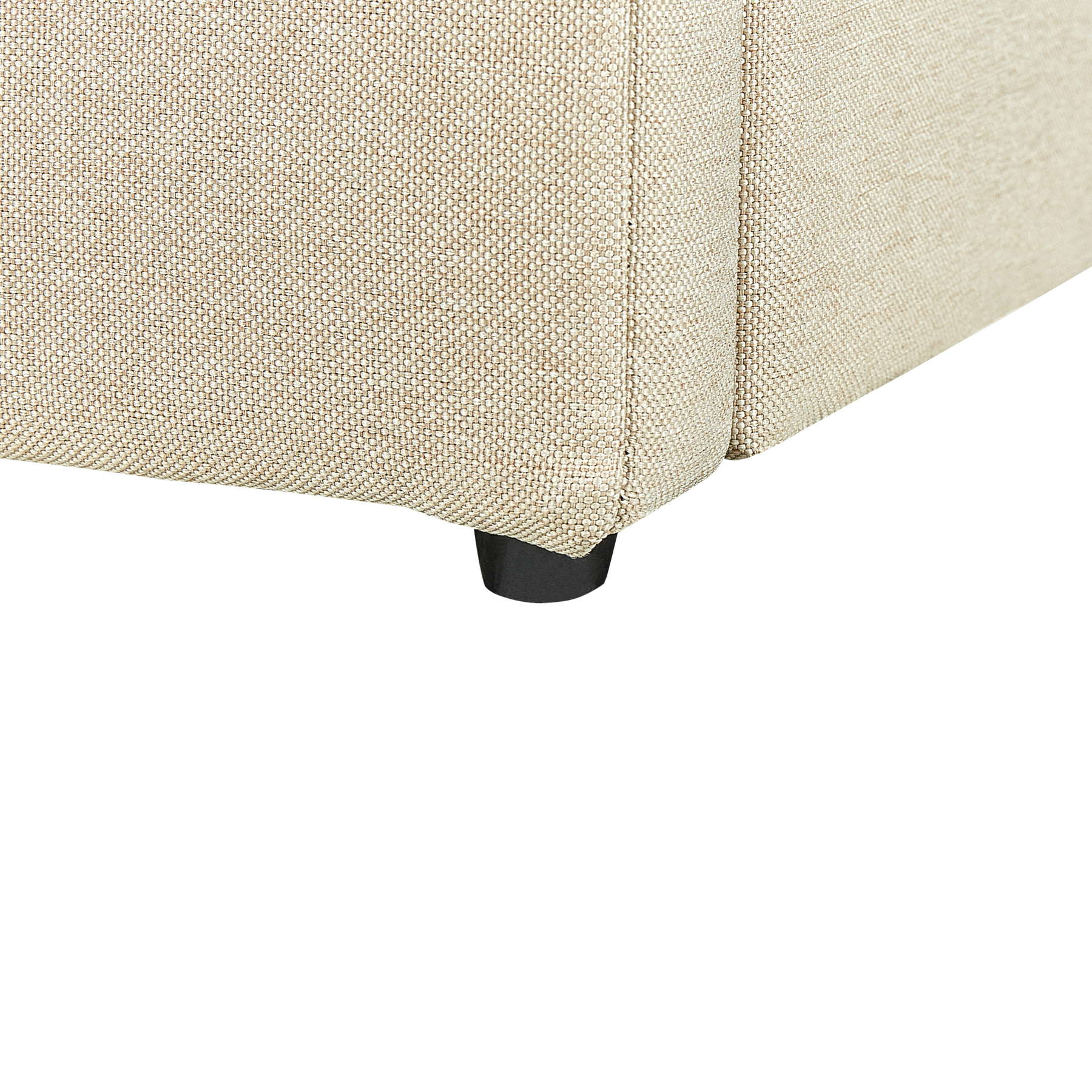 Beliani-DREUX-Bed met opbergruimte-Beige-140 x 200 cm-Polyester