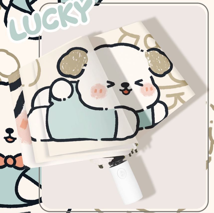 Fenmo - Puppy Print Compacte Paraplu (Diverse Ontwerpen)