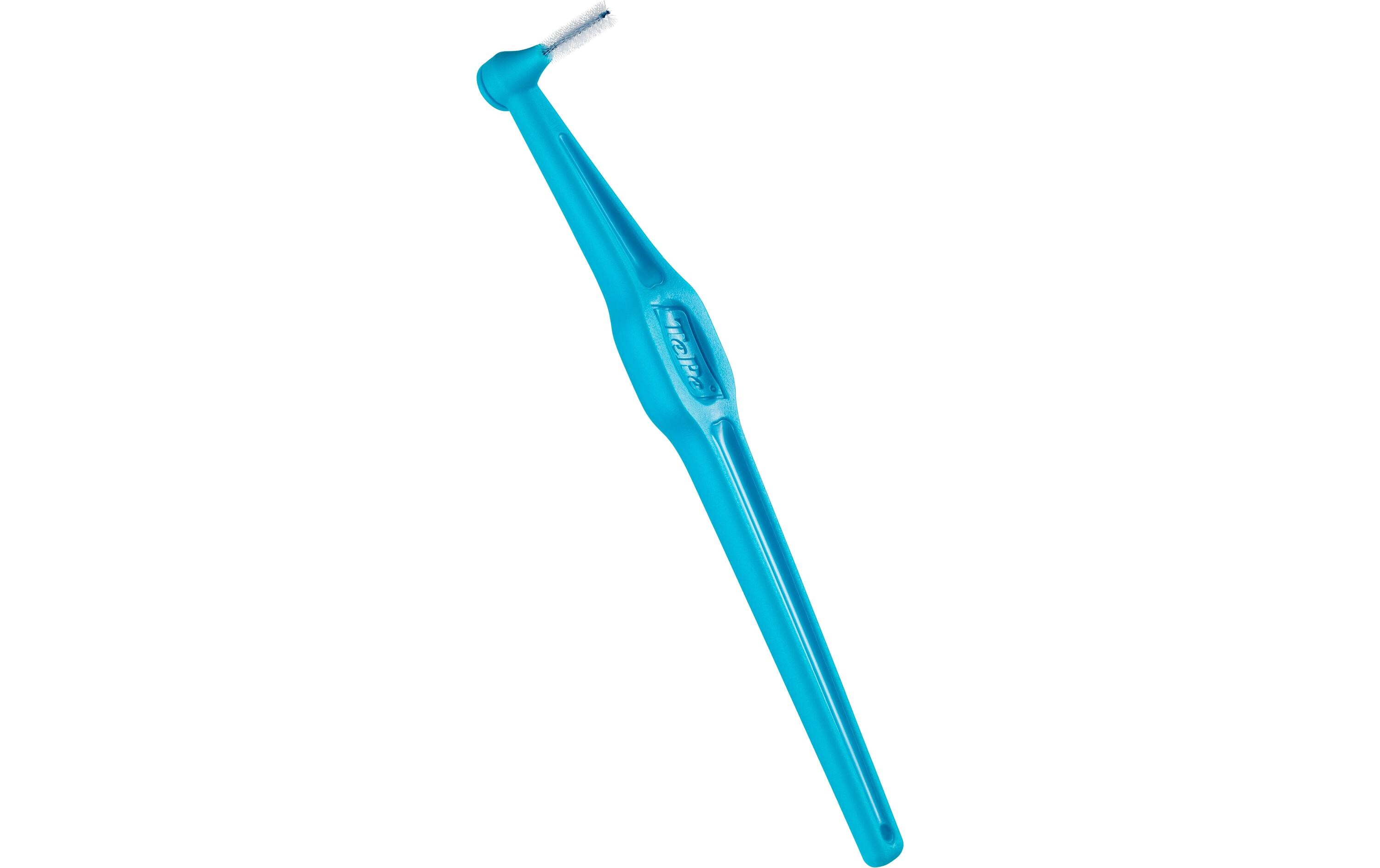 Interdentalbürsten Angle BlauGewinkelte Interdentalbürste für besseren Zugang
