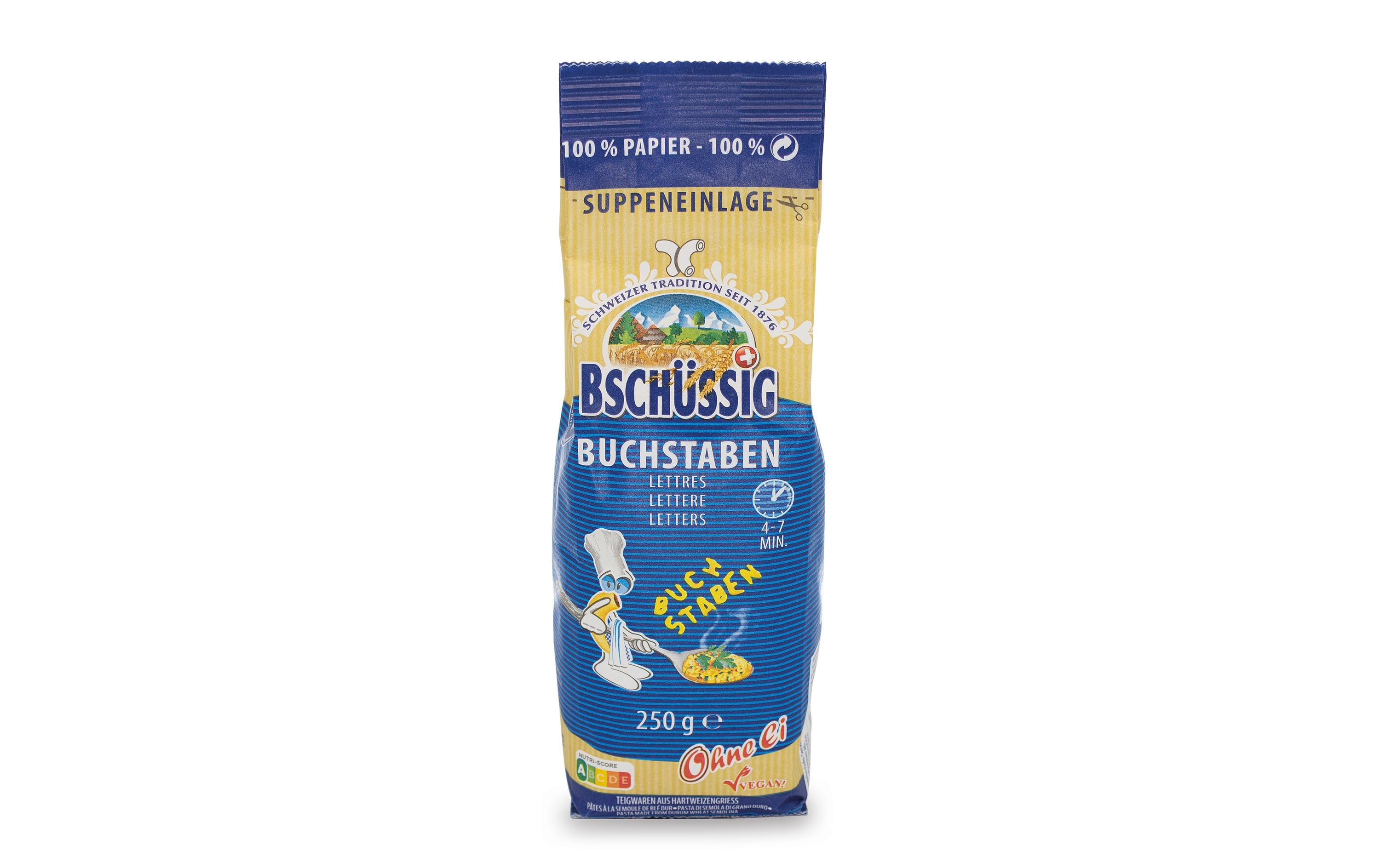 Teigwaren Napoli Vegan Buchstaben 250 gBuchstaben