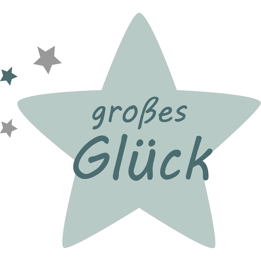 Liliput Langarm-Wickelbody 2er-Pack Großes Glück weiß