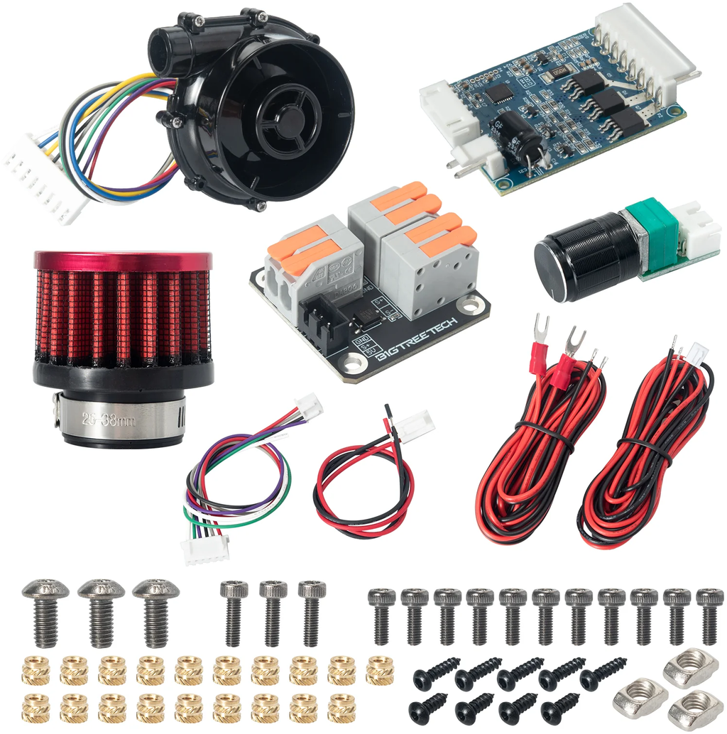 BIQU  Universal Turbo Kit, V1.0    Lüfter Upgrade Kit für erhöhte Druckgeschwindigkeit & bessere Qualität