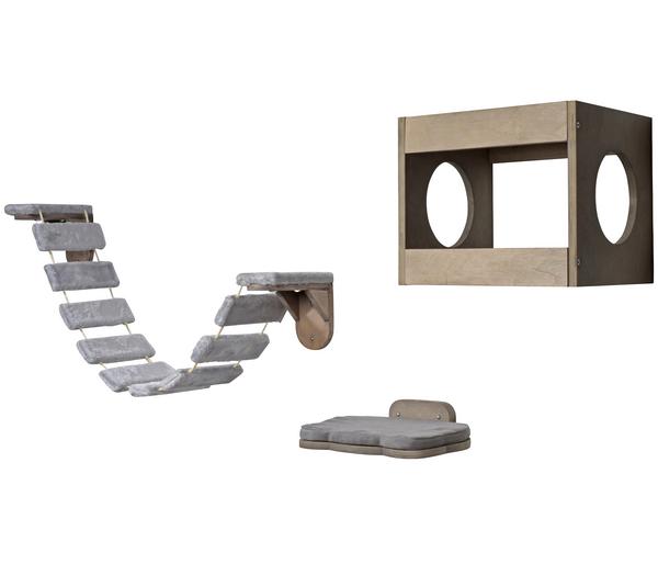 dobar® petlife Katzenmöbelset, inkl. Leiter,