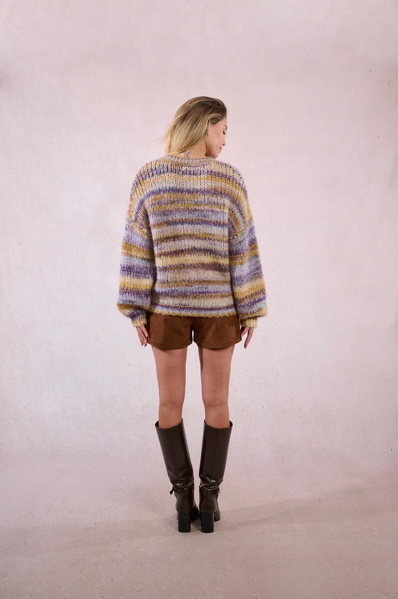 MOLLY BRACKEN<br>Trui em tricô Tie and Dye