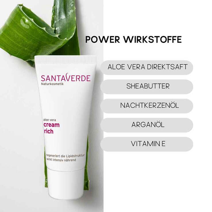 Aloe Vera Creme rich, 30 ml