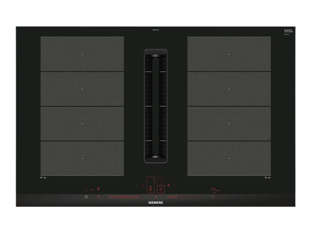 Siemens iQ700 Induktionskogeplade med emhætte