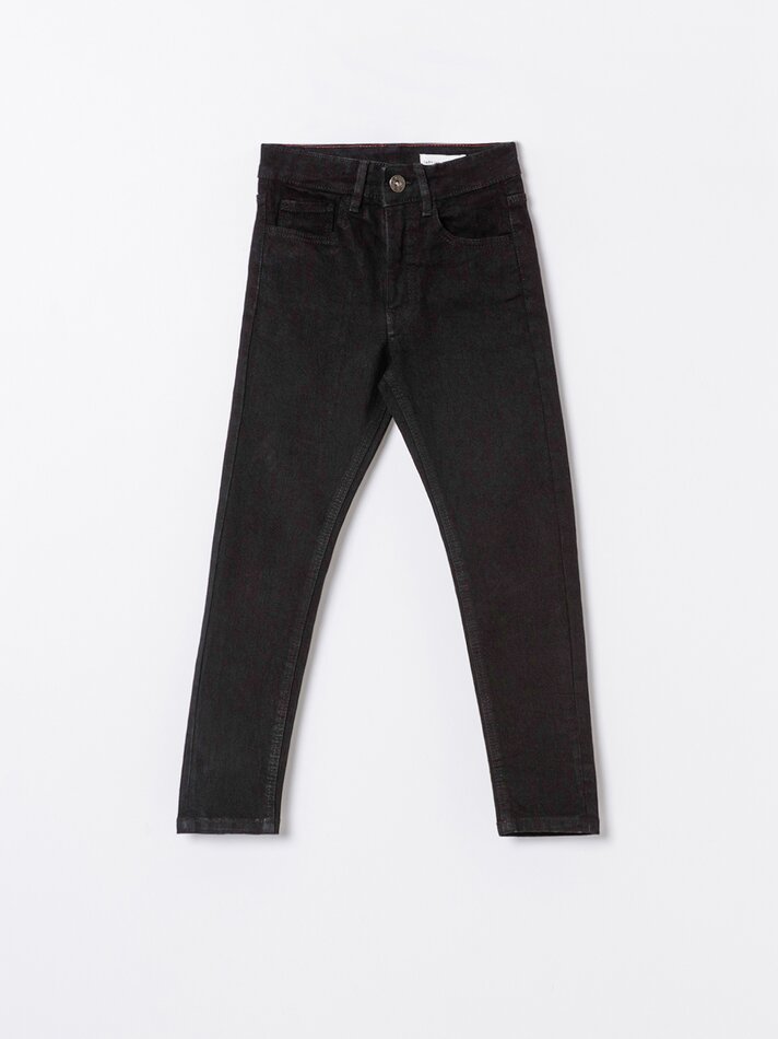 Calça jeans skinny básica - Preta