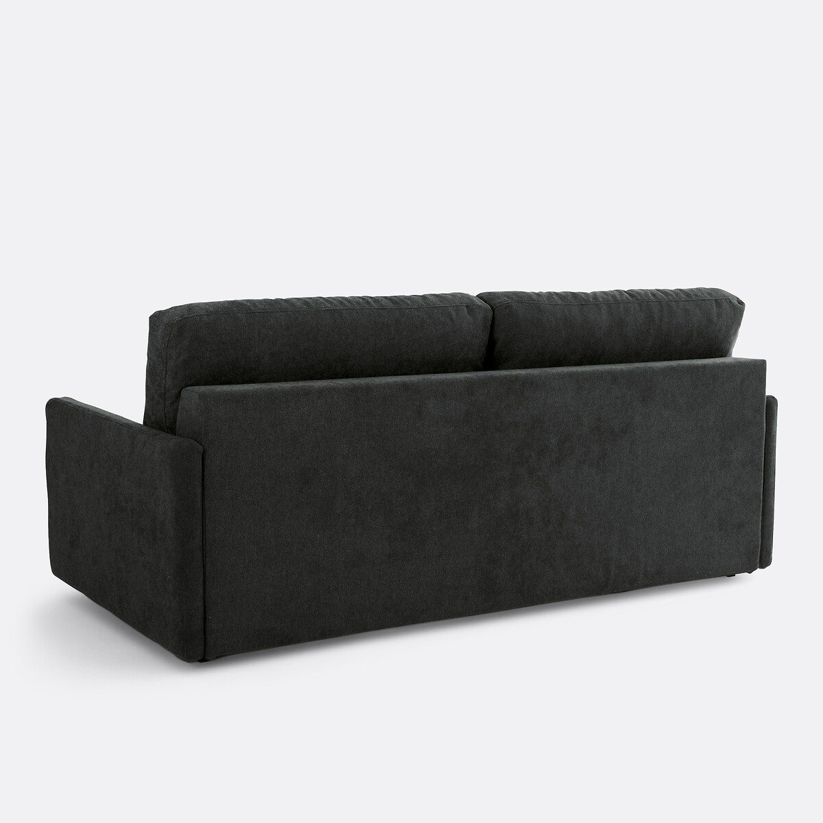 LA REDOUTE INTERIEURS<br>Cama alta, tecido texturizado, Bultex Marta