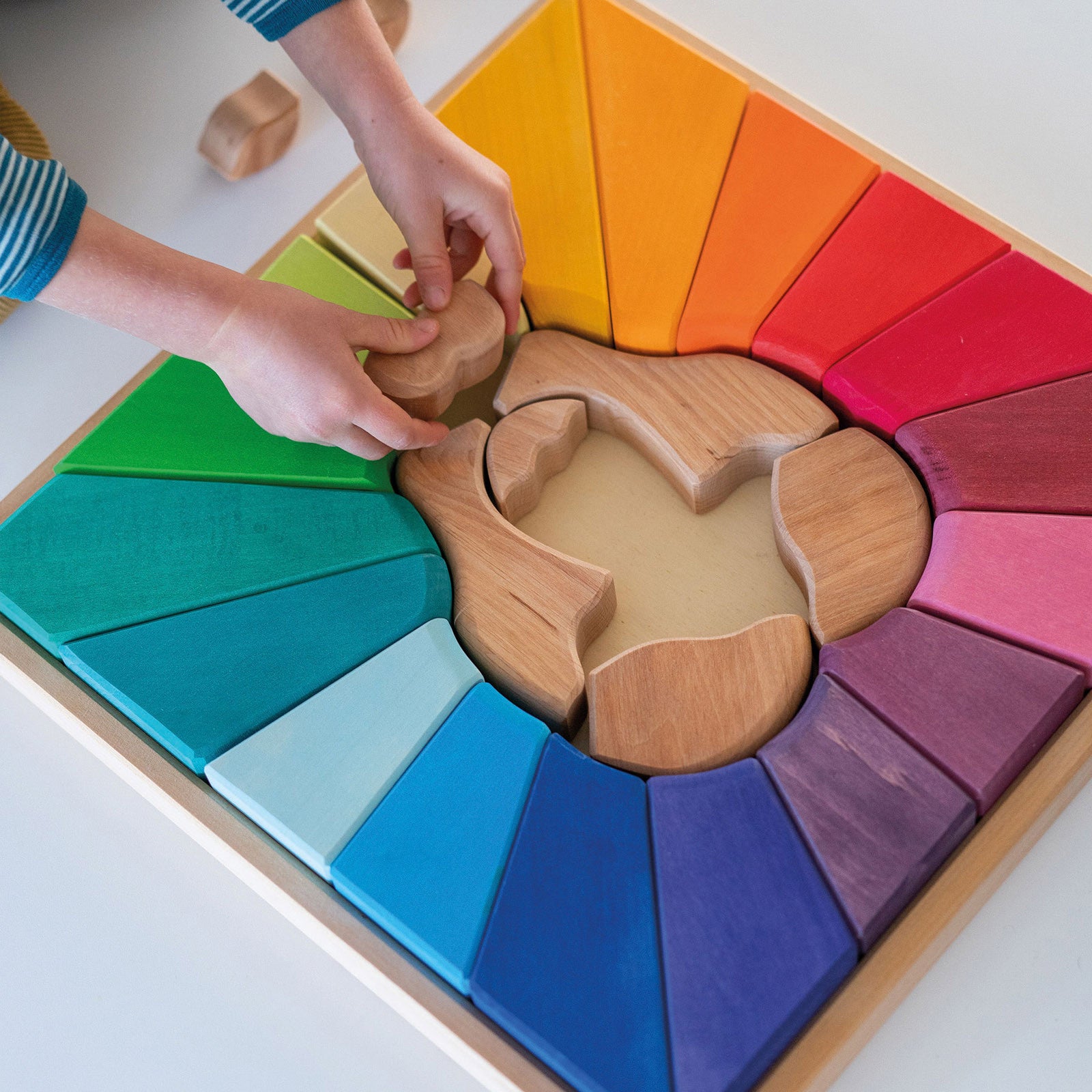 GRIMM's Bauspiel Regenbogenlöwe