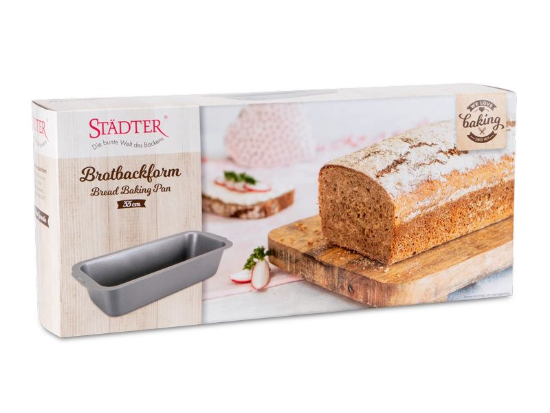 Städter Brot-Backform 35 x 14.5 x 8.5 cm Backform für Brot