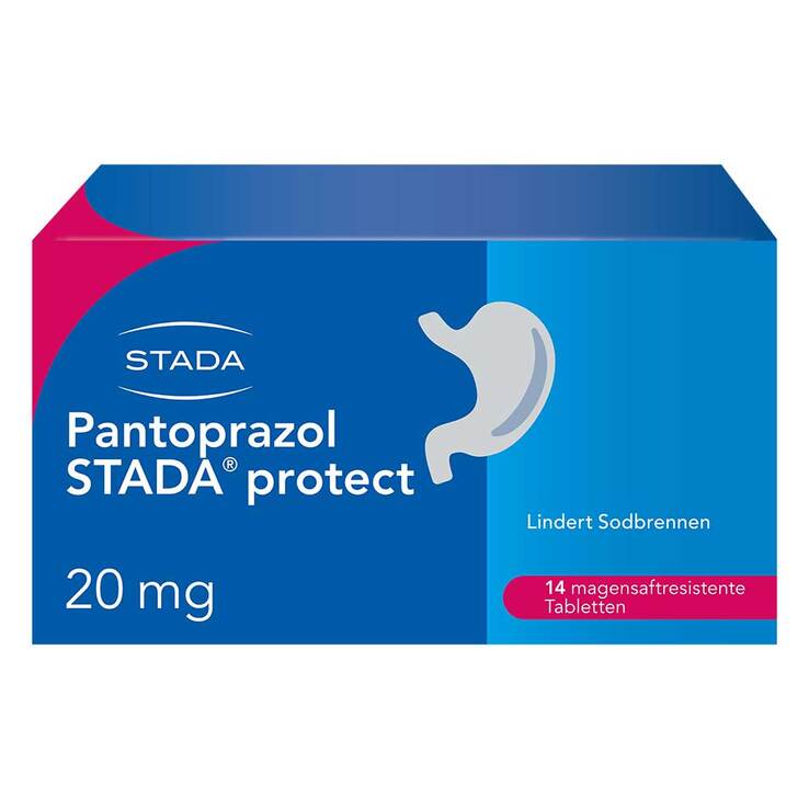 Pantoprazol STADA protect 20 mg magensaftresistent Tabletten, 14 St