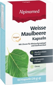 Alpinamed Weisse Maulbeere Kapseln, 60 Stück