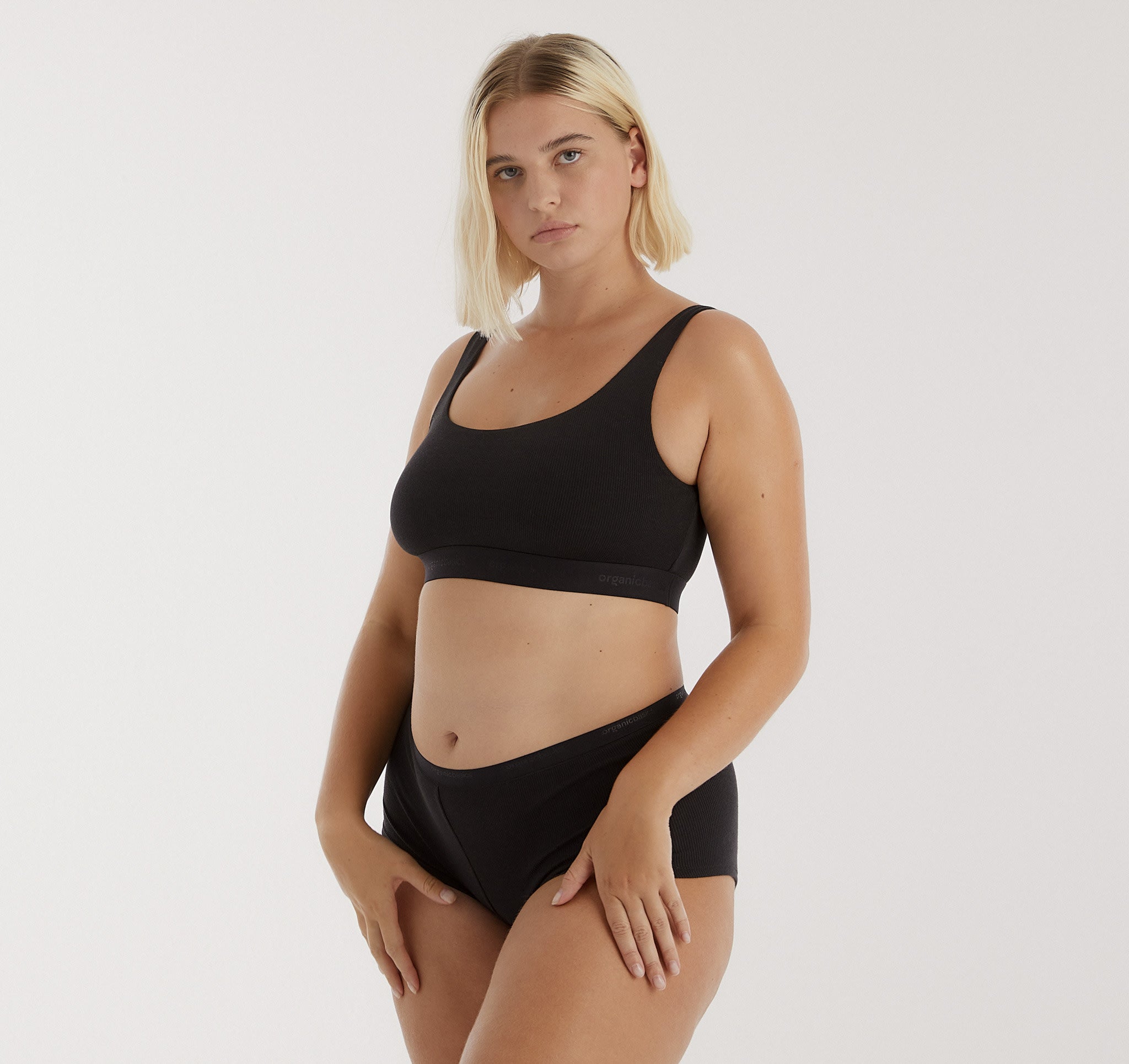 ORGANIC COTTON<br>Core Rib Shorty