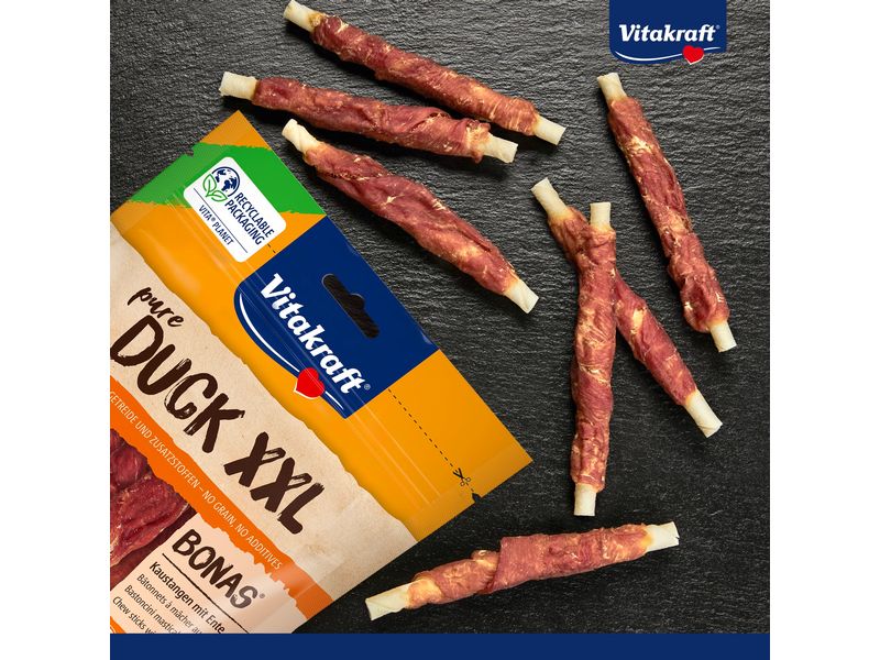 Vitakraft Kausnack Pure Duck Bonas Sticks 200 g Kausnack für Hunde