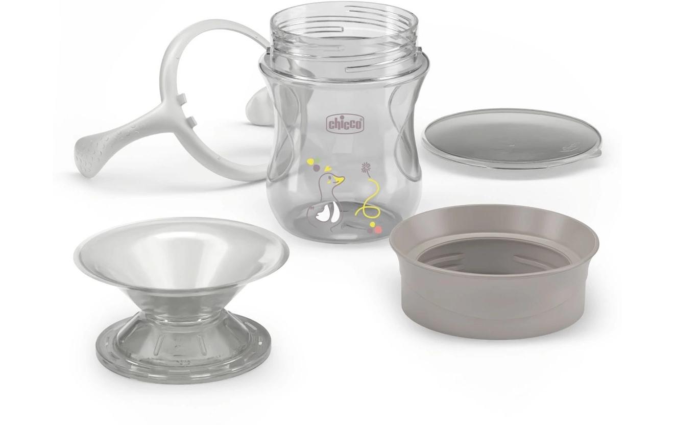 Kindertrinkbecher Perfect Cup 200 ml, Grau, 12m+Trinklernbecher