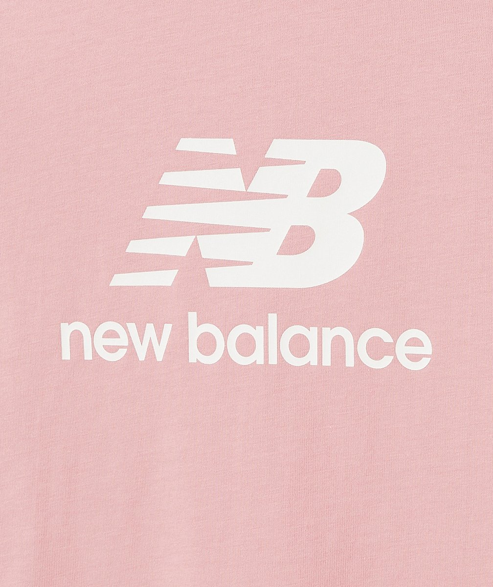 NEW BALANCET-SHIRT À MANCHES COURTES FILLE ROSE ESSENTIALS STACKED