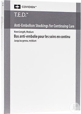 Rest.e.d. Cont Care Knee Stocking M Long Beige 1 Pièce
