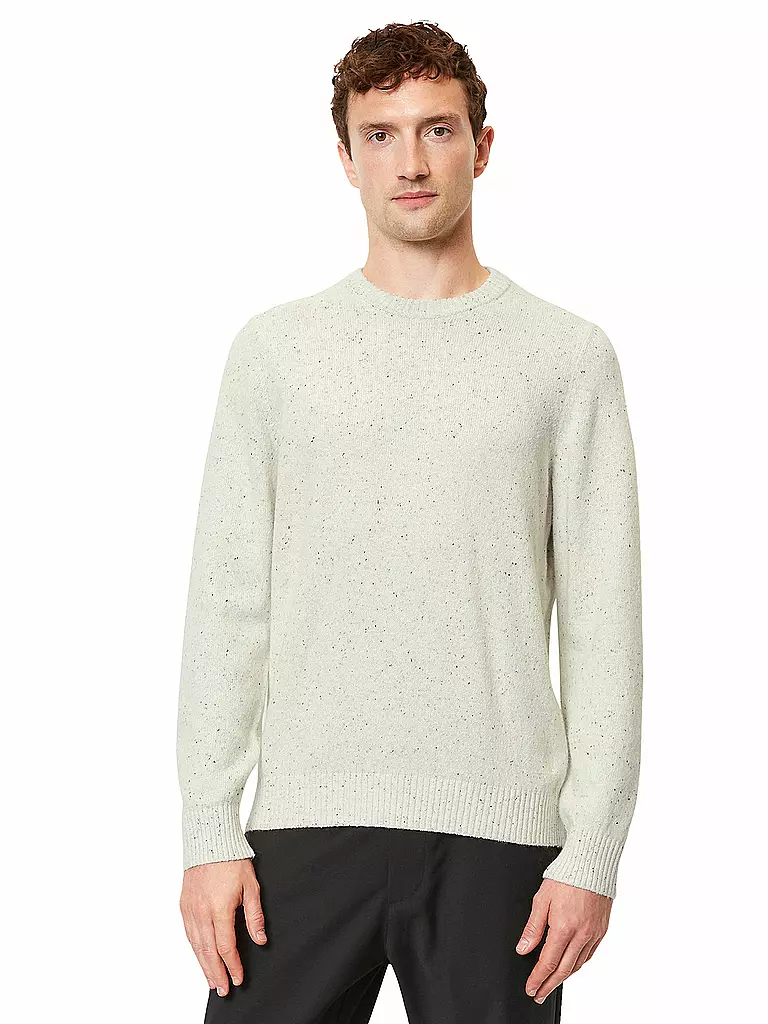 MARC O'POLO Pullover weiss