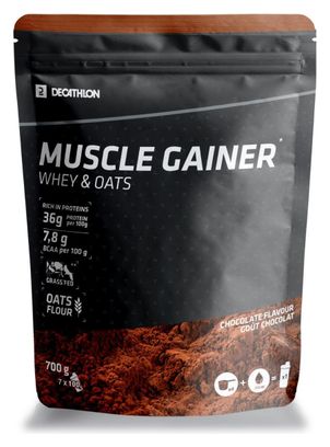 Boisson protéinée Decathlon Nutrition Muscle Gainer Chocolat/Avoine - 700g