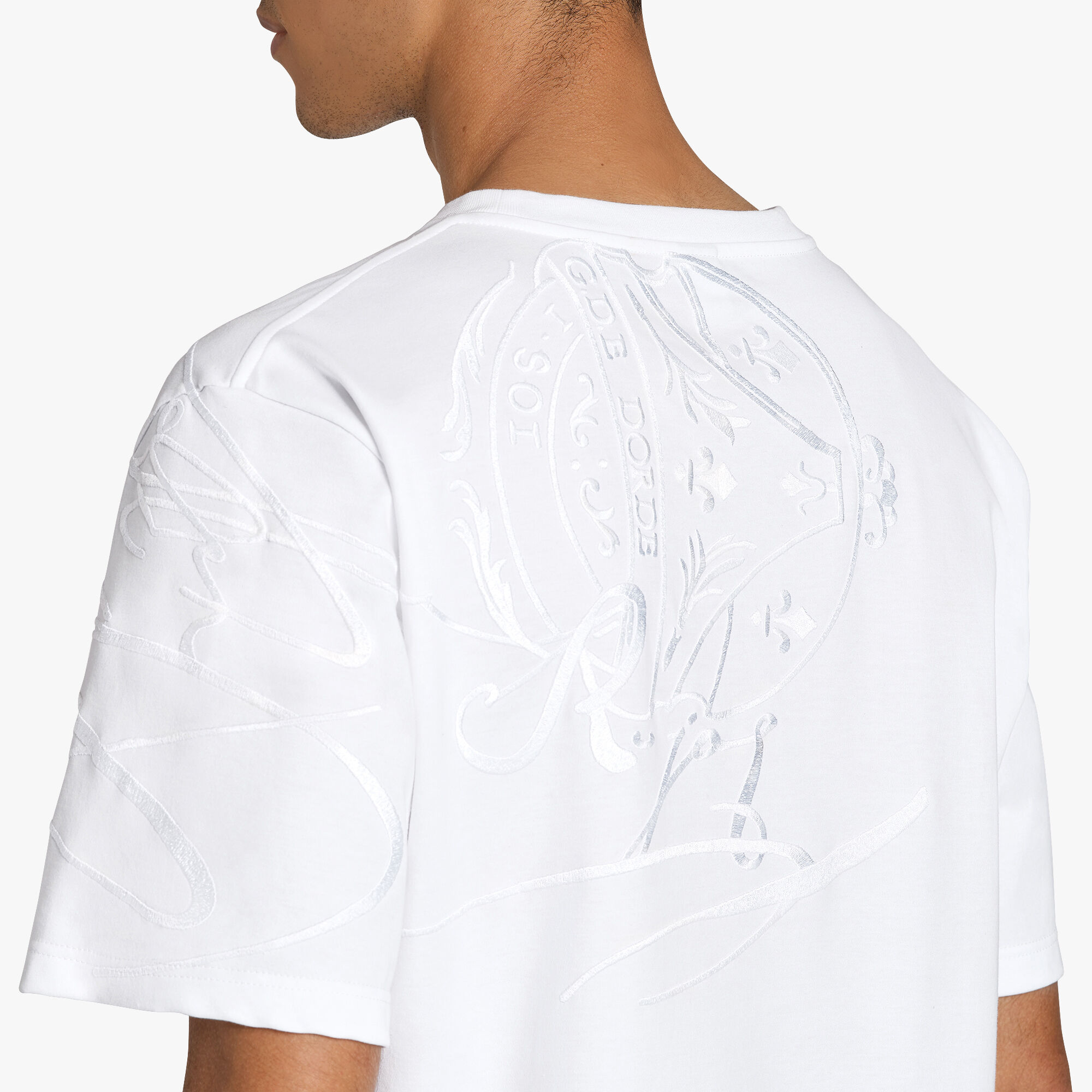 T-shirt Avec Broderie Scritto