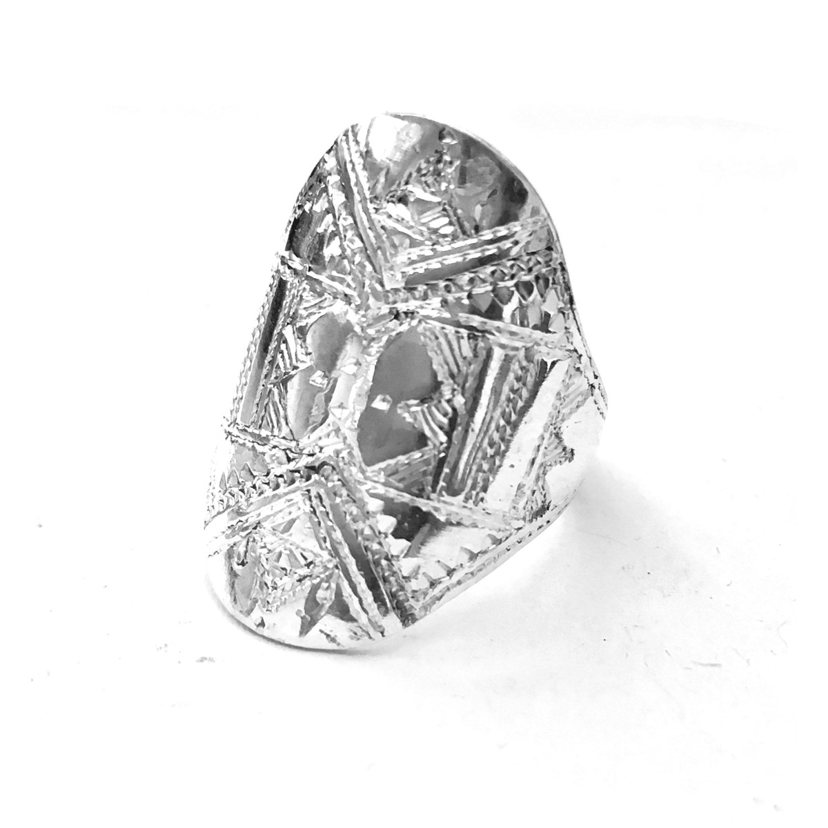 Bague Touareg allongée  touareg