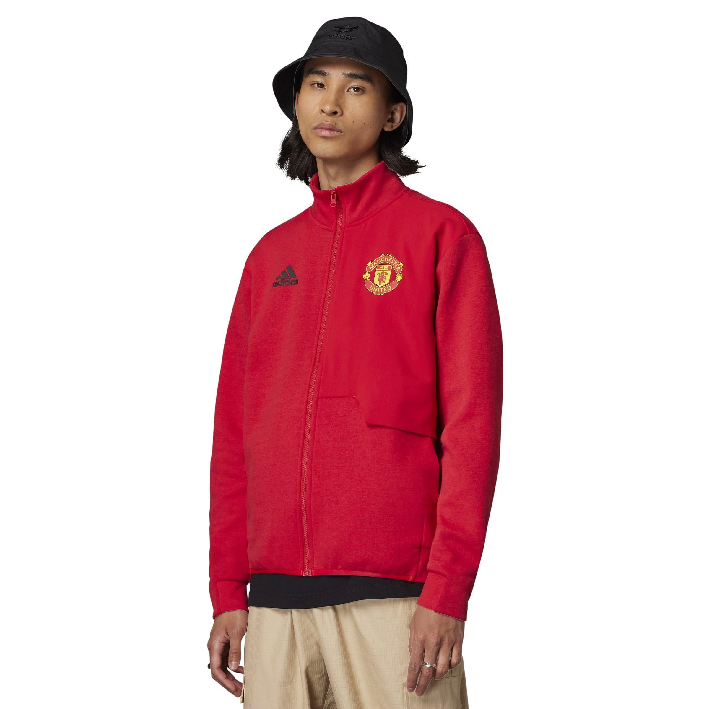 adidas Manchester United Anthem Jacket 2023 2024 Adults