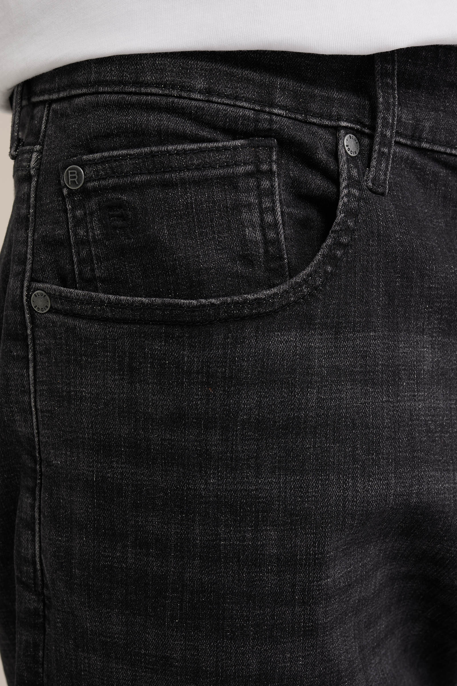 regular fit jeans met medium stretch Blue Ridge Zwart