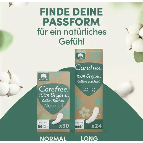 Slipeinlagen Organic Cotton Normal