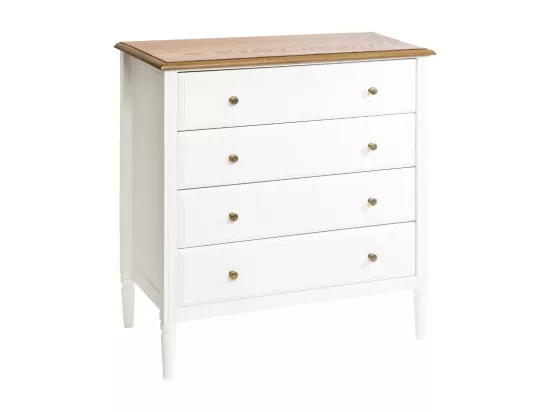 Commode 4 Tiroirs en Bois 