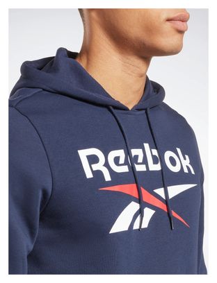 Sweat à capuche Reebok Big Logo Bleu