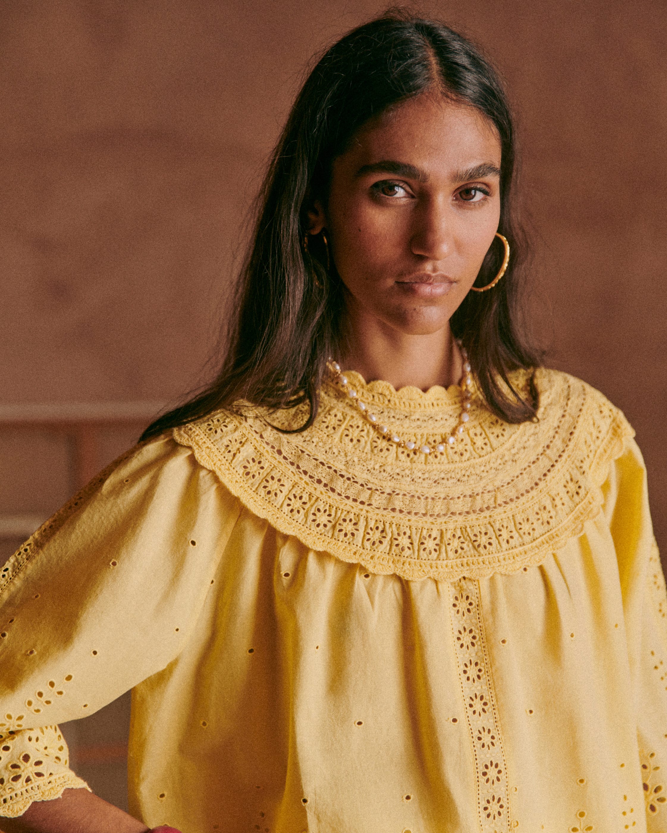 Blouse Celestia - Jaune pâle - E-SHOP/CHEMISES & BLOUSES 5905251