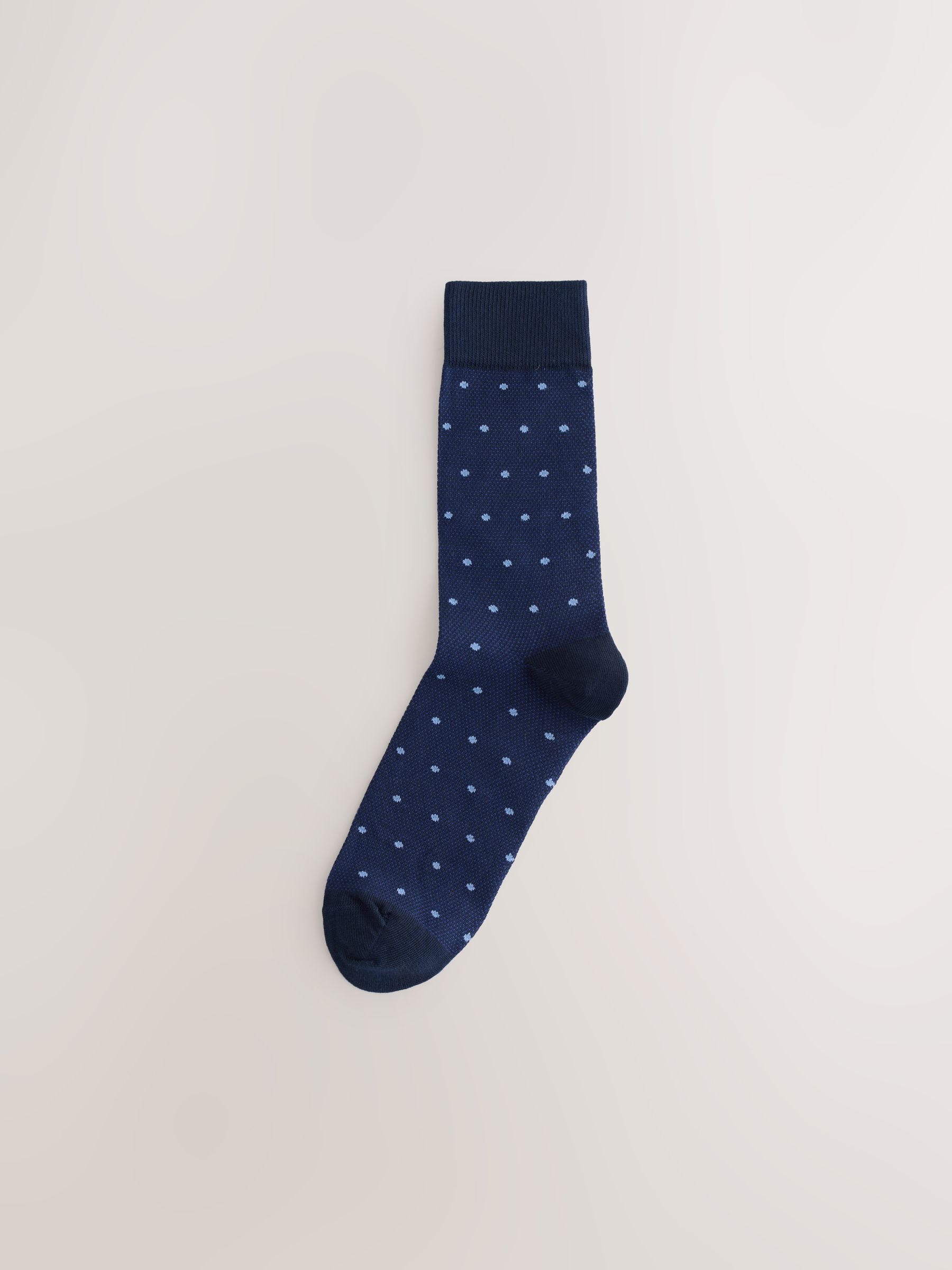 Marineblauw Blauw - 5 Paar modieuze sokken met patroon
