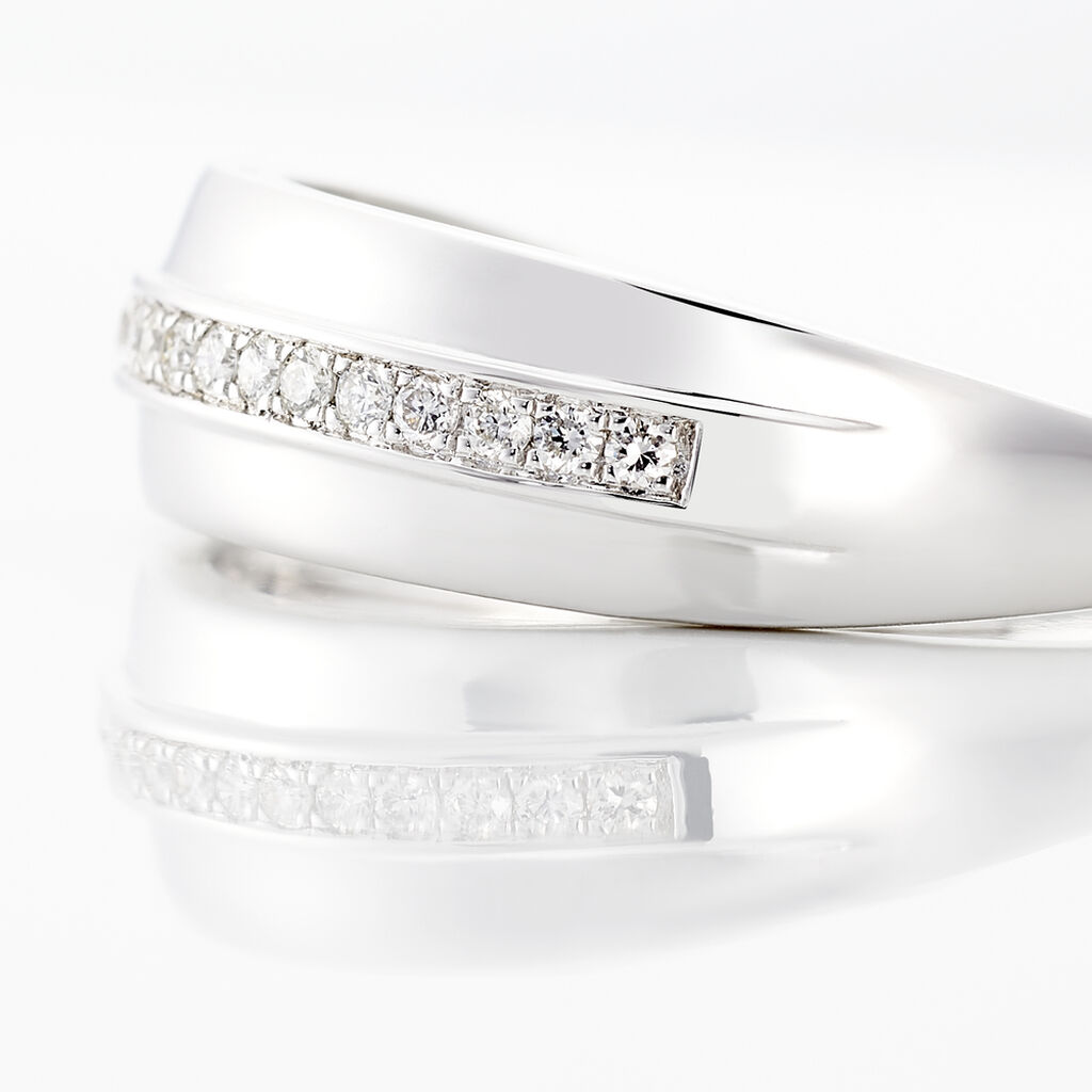 Bague Vianca Or Blanc Diamant