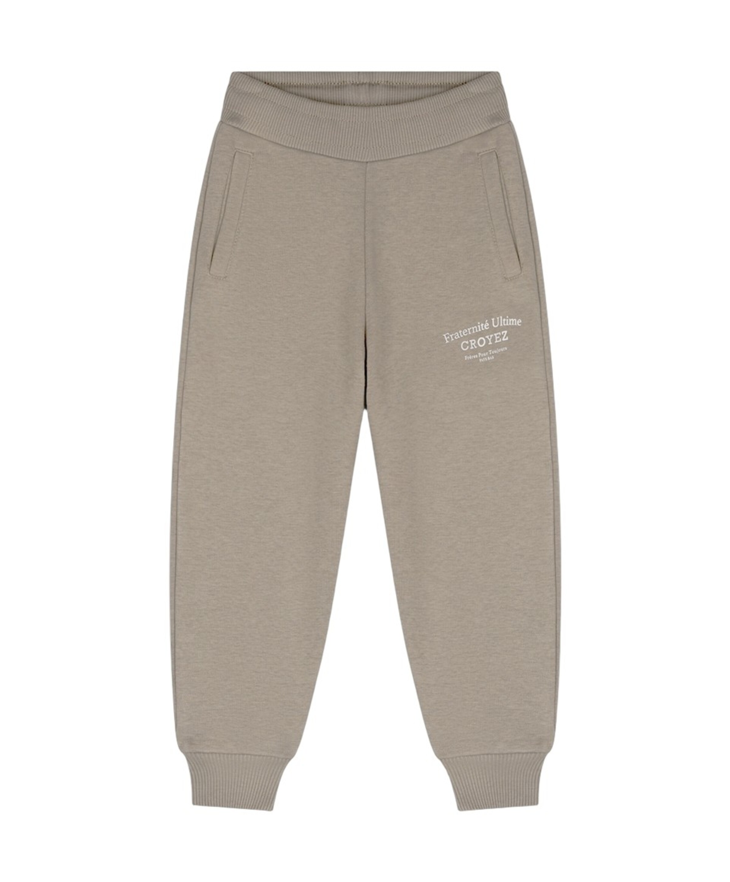 Croyez Mini Croyez Mini Fraternité Sweatpants jongens broek grijs