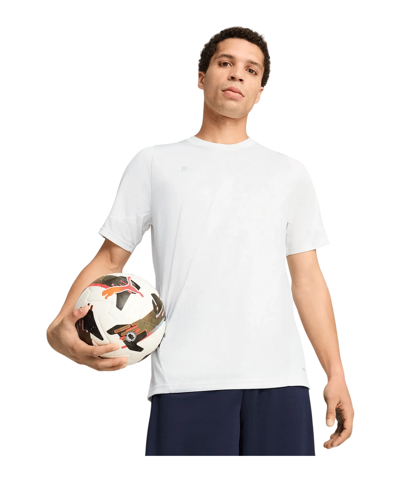 PUMA teamCUP Trainingsshirt Weiss F04