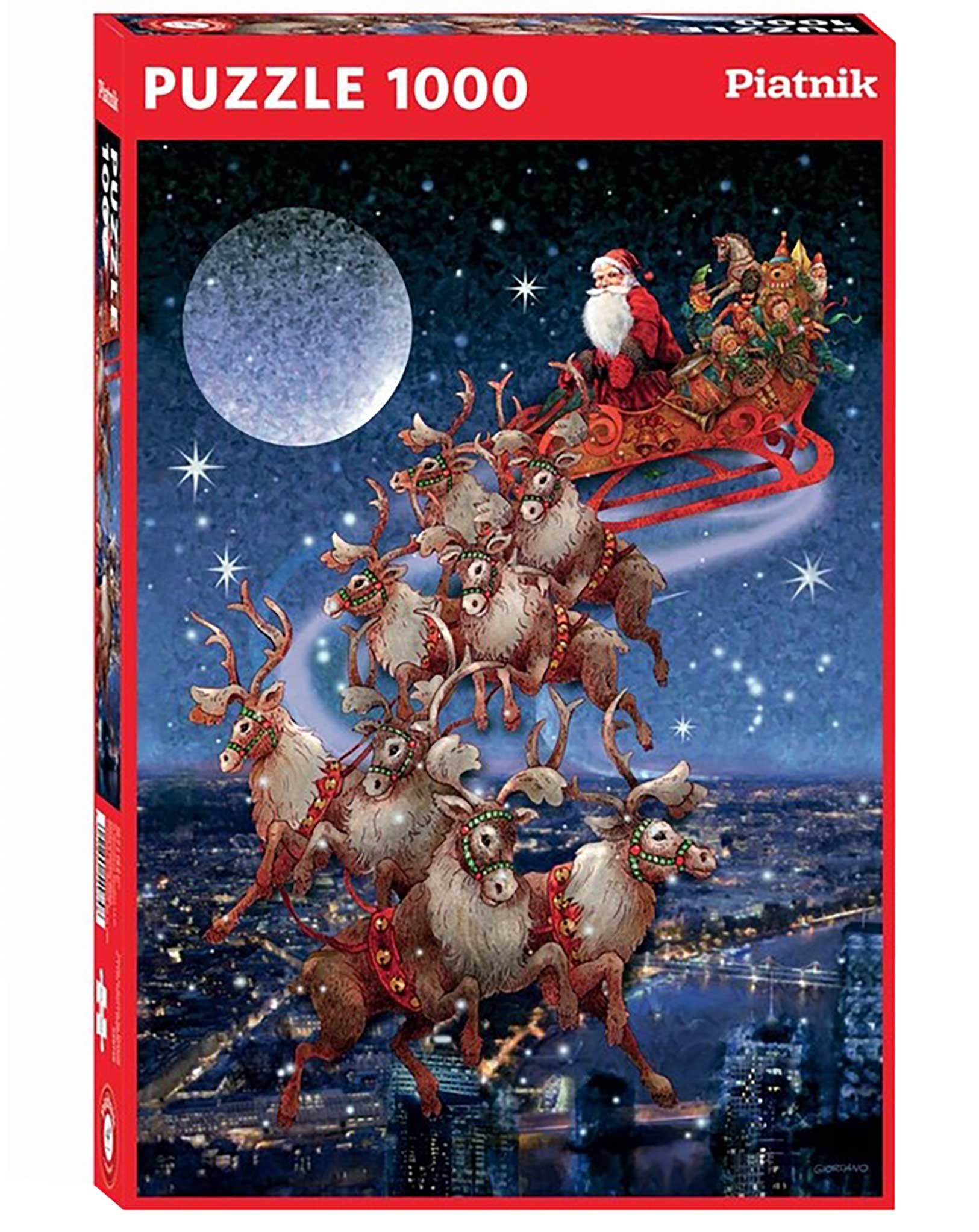 Piatnik Puzzle - Weihnachtsschlitten (Puzzle)