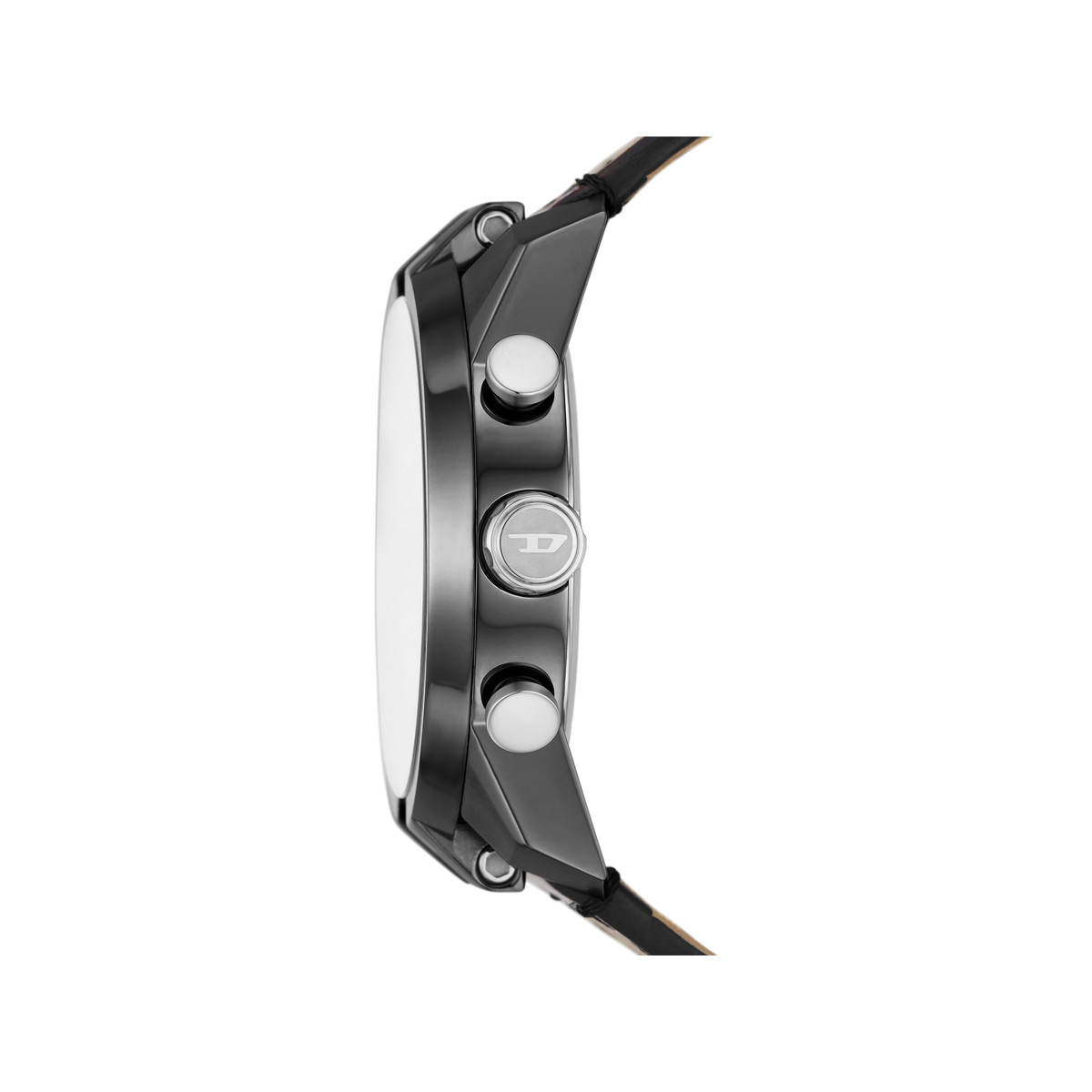 Montre DIESEL split homme bracelet cuir marron